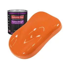 Au1803-qt Restoration Shop California Orange Acrylic Urethane Auto Paint - Quart Color Only Profess