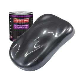 Au2110-qt Restoration Shop Gunmetal Grey Metallic Acrylic Urethane Auto Paint - Quart Color Only Pr
