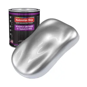 Au2118-gl Restoration Shop - Iridium Silver Metallic Acrylic Urethane Auto Paint Gallon