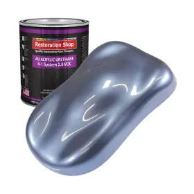 Au2504-gl Restoration Shop - Sonic Blue Metallic Acrylic Urethane Auto Paint Gallon Pain