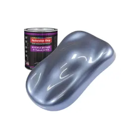 Au2504-qt Restoration Shop - Sonic Blue Metallic Acrylic Urethane Auto Paint Quart Pa