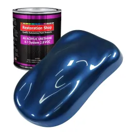 Au2517-gl Restoration Shop Shop-sapphire Blue Metallic Acrylic Urethane Auto Paint-gallon