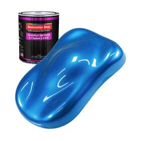 Restoration Shop Au2522-qt - Fiji Blue Metallic Acrylic Urethane Auto Paint Quart Pai