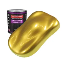 Au2913-qt Restoration Shop Saturn Gold Firemist Acrylic Urethane Auto Paint Quart Color Only Prof
