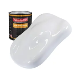 Ub1103-qt Restoration Shop - Winter White Urethane Basecoat Auto Paint Quart Co