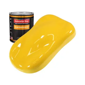Ub1413-qt Restoration Shop Sunshine Yellow Urethane Basecoat Auto Paint - Quart Color Only Professi