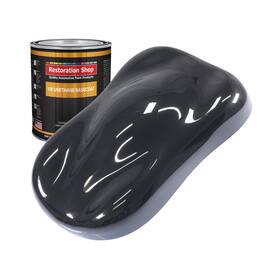 Restoration Shop Ub2114-qt - Phantom Black Pearl Urethane Basecoat Auto Paint Quart