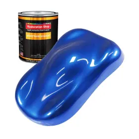 Ub2510-qt Restoration Shop Daytona Blue Pearl Urethane Basecoat Auto Paint Quart Color Only Profe