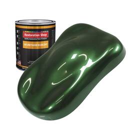 Restoration Shop Ub2611-qt British Racing Green Metallic Urethane Basecoat Auto Paint - Quart Co