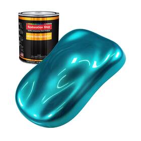 Restoration Shop Ub2613-qt - Teal Green Metallic Urethane Basecoat Auto Paint Quart P