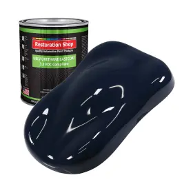 Ublv1504-gl Restoration Shop Midnight Blue Low Voc Urethane Basecoat Auto Paint Gallon Color Only P