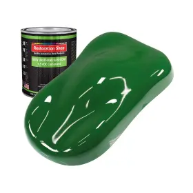 Ublv1606-qt Restoration Shop Shop-emerald Green Low Voc Urethane Basecoat Auto Paint-quart Paint