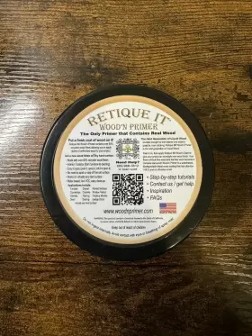 Lw08 Retique It - Stain And Primer Half-pint Stainable Wood Fiber Paint 8 Oz