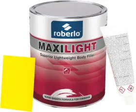 63041-31435 Roberlo Maxilight Superior Lightweight Auto Body Filler - Easy Application Supe