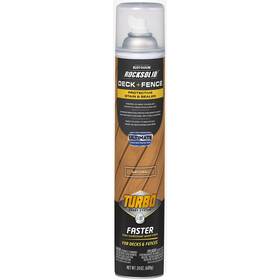 Rocksolid 020066037444 Rust-oleum Natural Deck And Fence Exterior Turbo Stain Spray 24 Oz