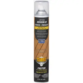 Rocksolid 020066037444 Rust-oleum Natural Deck And Fence Exterior Turbo Stain Spray 24 Oz