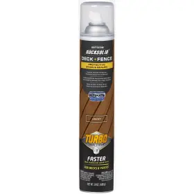 Rocksolid 020066037451 Rust-oleum Cedar Deck And Fence Exterior Turbo Stain Spray 24 Oz