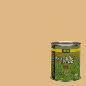 410201q-ca138 Rodda Paint 410201q-ca138/custard Cascadia Zero Interior Flat And Primer In Quart Custard