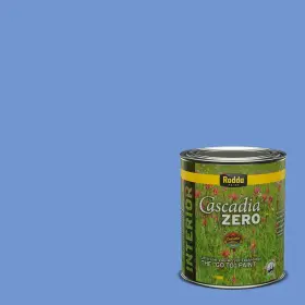 410203q-0611 Rodda Paint 410203q-0611/bashful Cascadia Zero Interior Flat And Primer In Quart Bashful Blue