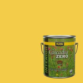 Rodda Paint 4102041-0836/basket Cascadia Zero Interior Flat And Primer In 1-gallon Basket Of Gold