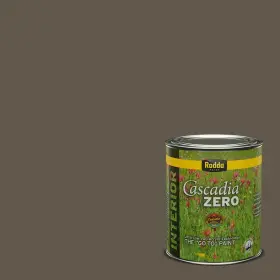 410204q-0221 Rodda Paint 410204q-0221/brown Cascadia Zero Interior Flat And Primer In Quart Brown Suede
