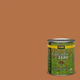 410204q-1019 Rodda Paint 410204q-1019/orange Cascadia Zero Interior Flat And Primer In Quart Orange Ballad