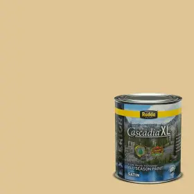 420101q-0876 Rodda Paint 420101q-0876/corn Cascadia Xl Exterior Satin And Primer In Quart Corn Chowder