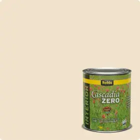 420201q-ca005 Rodda Paint 420201q-ca005/chalk Cascadia Zero Interior Satin Low Voc And Primer In One Quart Chalk