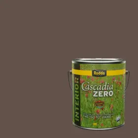 4202041-ca214 Rodda Paint 4202041-ca214/bistre Cascadia Zero 1-gallon Interior Satin And Primer Bistre Color