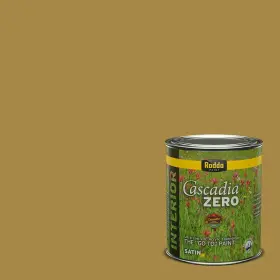 420204q-0872 Rodda Paint 420204q-0872/saffron Cascadia Zero Interior Satin And Primer In Quart Saffron Valley