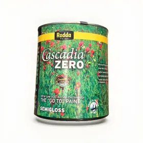 440204q-1166 Rodda Paint 440204q-1166/noble Cascadia Zero Interior Semi-gloss And Primer In Quart Noble Honor