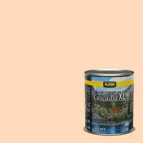 460101q-0189 Rodda Paint 460101q-0189/delicate Cascadia Xl Exterior Velvet And Primer In Quart Delicate Honeysweet