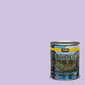 460101q-1252 Rodda Paint 460101q-1252/lavender Cascadia Xl Exterior Velvet And Primer In Quart Lavender Bliss
