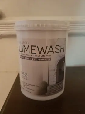 10111 Romabio Bianco White Limewash Interior Exterior Paint 1 Quart