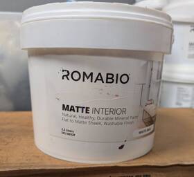 Romabio 840269700705 Matte Interior 2.5l Lli-untint-wb