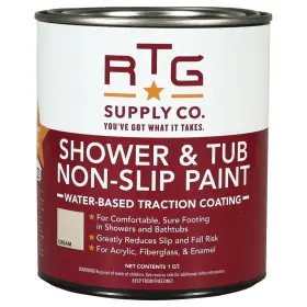 512594 Rtg Supply Co. Shower And Tub Non-slip Paint Quart Cream 32 Fl Oz Pack Of 1