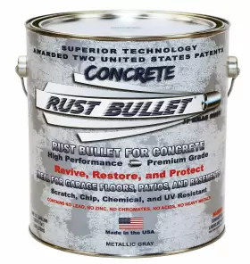 Rust Bullet 856084000470 For Concrete Super-tough Protective Floor Coating Enhances Appearance And A