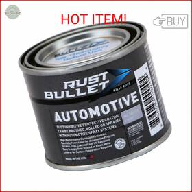 Rust Bullet Rbass82 Automotive - Metallic Gray 4 Oz Inhibitor And Protective Coat