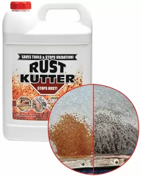 Rust Kutter 768980090991 Kutter- Gallon - Stops And Converts Spots To Leave A Primed Su