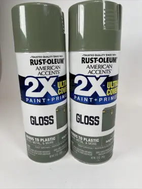Rust-oleum 020066009397 Painters Touch 2x Ultra Cover Gloss Spray Paint Sage Green 2