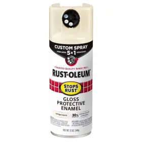 Rust-oleum 020066011819 Stops Indoor And Outdoor Gloss White Oil Modified Alkyd Spray
