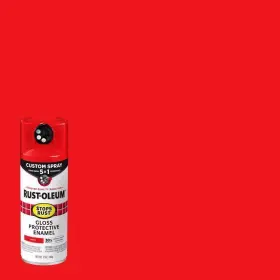 Rust-oleum 020066011833 Stops Indoor And Outdoor Gloss Red Oil Modified Alkyd Spray