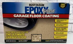 Rust-oleum 020066112813 Epoxy Shield Garage Floor Coating 120 Oz. Tan Semi Gloss One Car