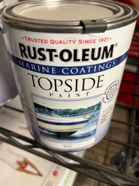 Rust-oleum 020066118877 207000 Marine Coatings Topside Paint Quart Semi-gloss White 32 Fl Oz