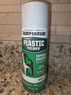 Rust-oleum 020066123802 Rust-oleum Specialty White Direct-to-plastic Primer Spray - 12 Oz