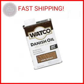 242221 Rust-oleum 020066167547 Watco Danish Oil Wood Finish Low Voc Pint Dark Walnut