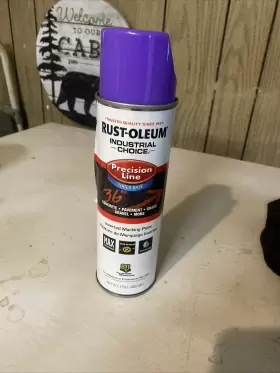 1869838 Rust-oleum 020066186982 6 Pack Fluorescent Purple Violet
