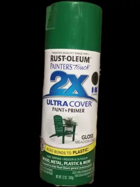 249100 Rust-oleum 020066187569 Rustic-oleum Painters Touch 2x Ultra Cover Gloss 12 Oz - Meadow Green