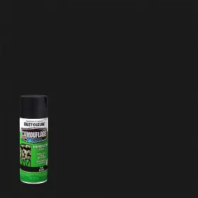 1916-830 Rust-oleum 020066191689 6 Pack Specialty Camouflage Spray Paint Black 12-oz.