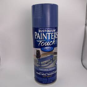 Rust-oleum 020066192587 Vtg Painters Touch Spray Paint Natural Denim Gloss 12 Oz Discontinued